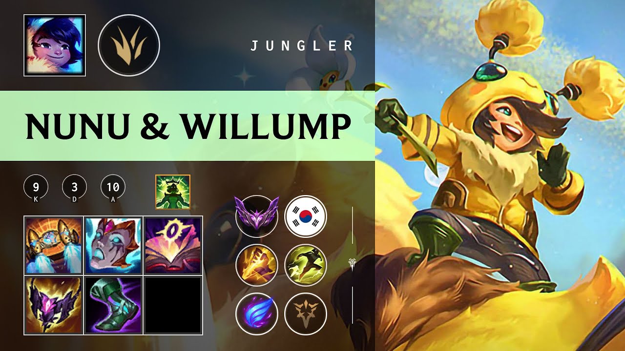 Nunu & Willump Jungle vs Shaco - KR Master Patch 26.01