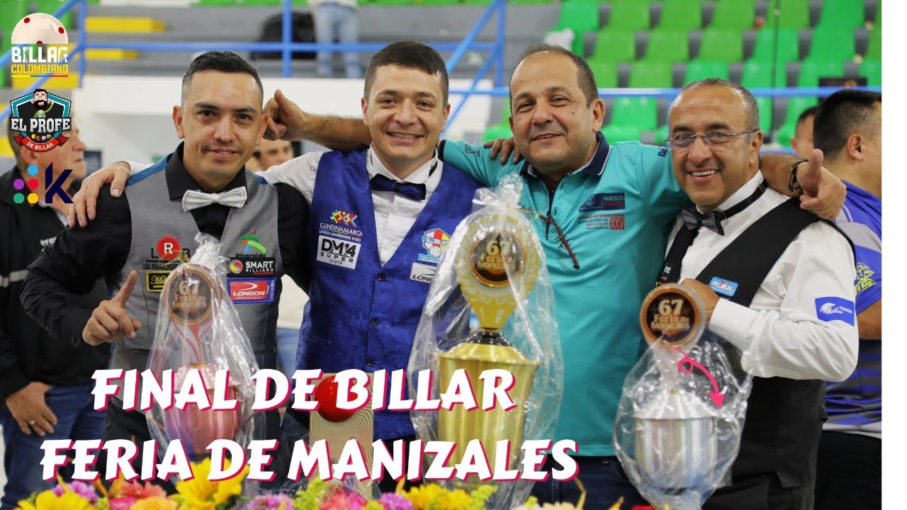 FINAL Torneo FERIA DE MANIZALES 2024 | Tres Bandas | Daniel Morales vs Luis Martínez