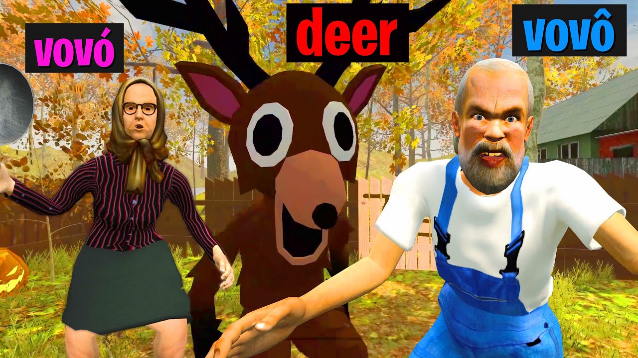 O DEER APARECEU NA CASA DOS MEUS AVÓS (Schoolboy Escape 2: Village)