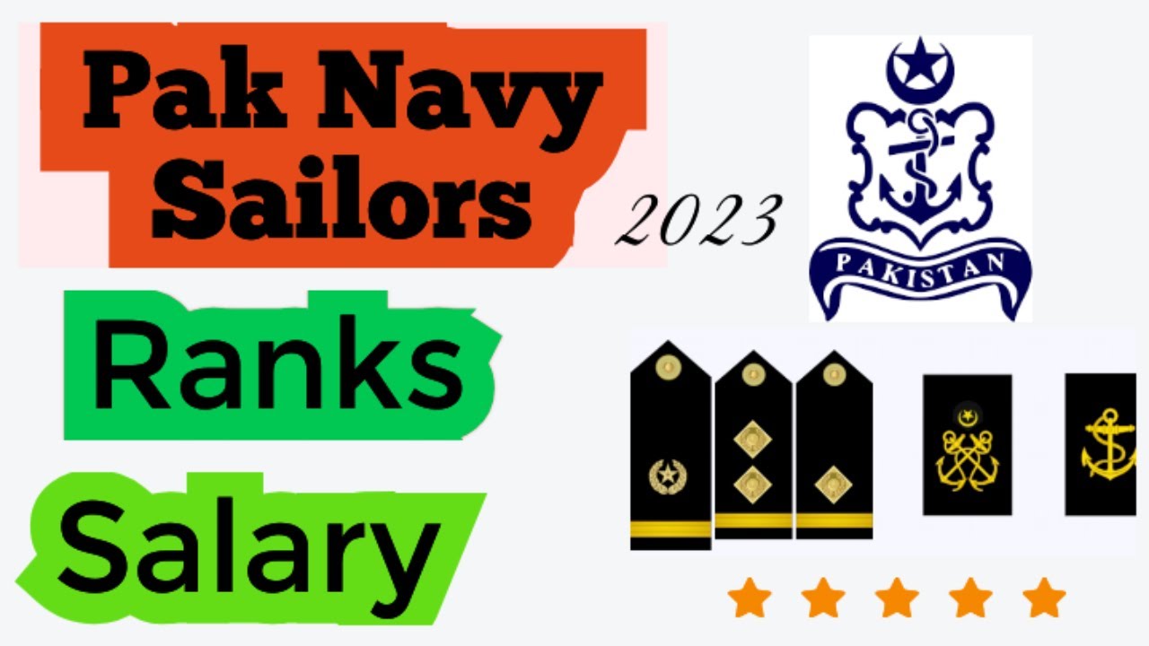 Pak navy sailor ranks and salary | Pak navy sailor rank | Pak navy sailor insignia