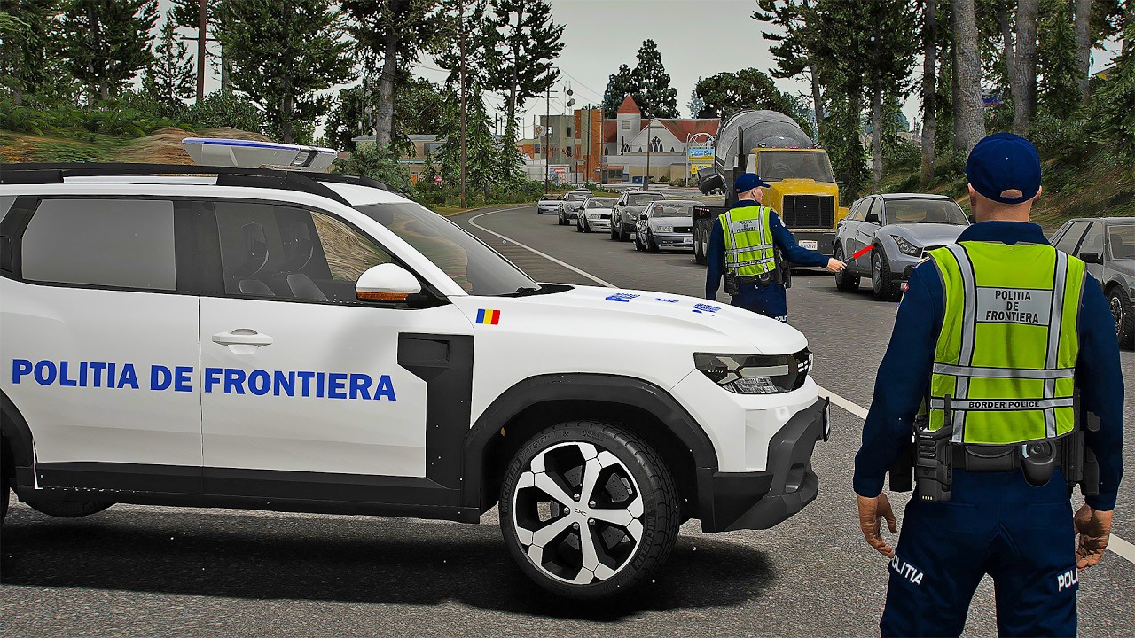 A INCERCAT SA FUGA DE LA CONTROLUL DE RUTINA - GTA 5 - POLITIA DE FRONTIERA - LSPDFR