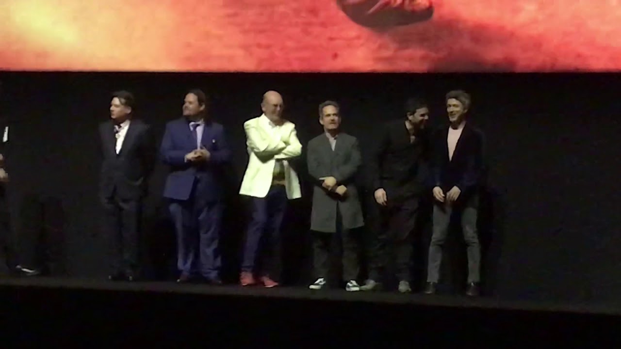 The cast, Roger Taylor and Brian May after the World Premiere Of Bohemian Rhapsody 23/10/18