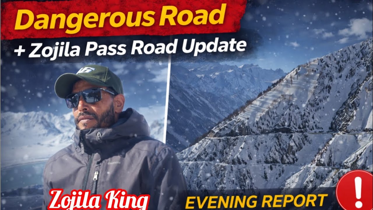 Danger Road | Zojila Pass Road Update & Weather Update #Zojila Pass Update #latestupdate 6/2/2026