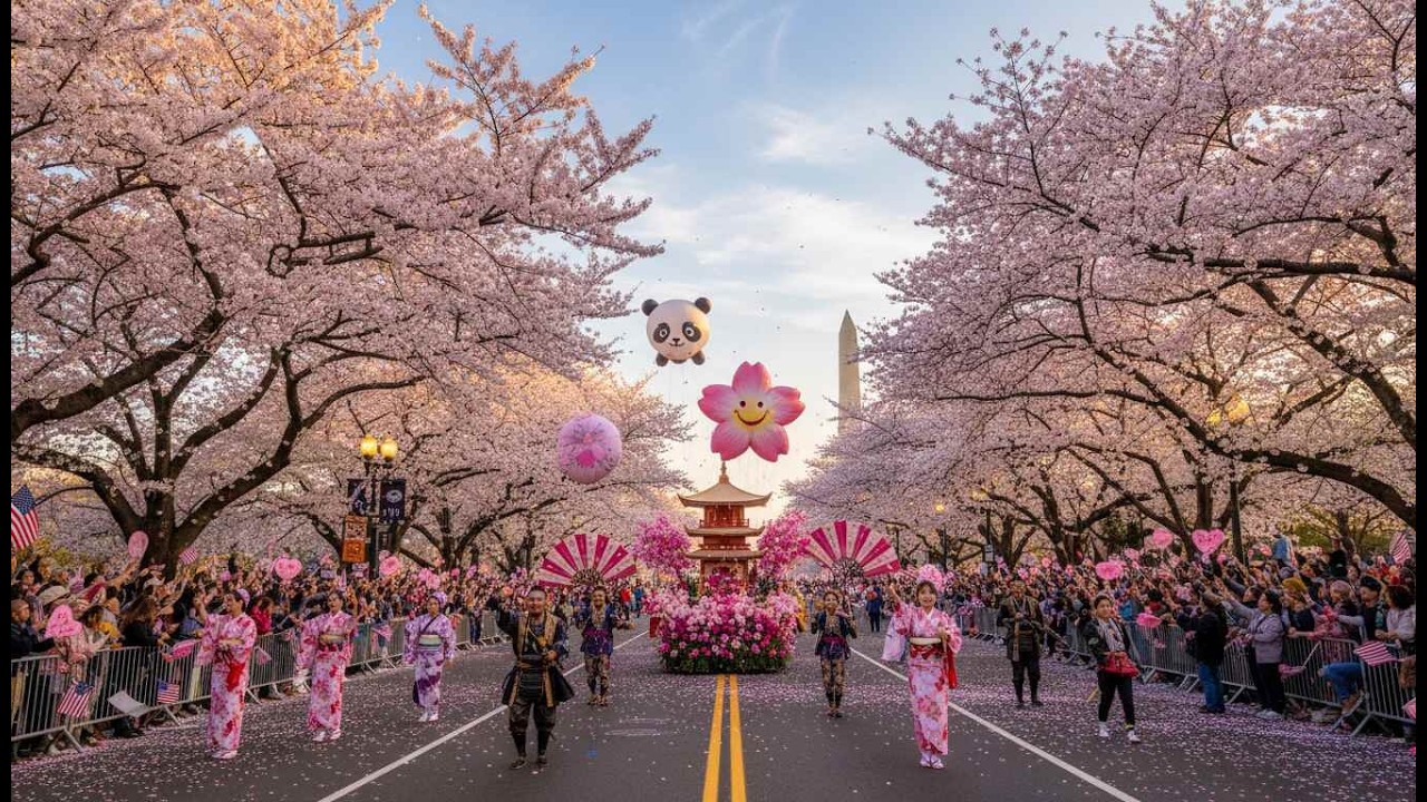 Cherry Blossom Festival Parade Washington DC  🌸 | FULL Parade Highlights & Japanese Culture | 4K