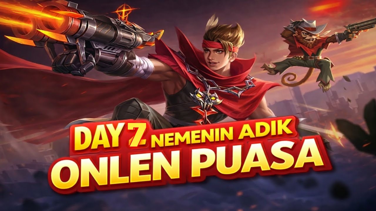 🔴 RAMADAHAN TIBAA DAY 7 MENENIN ADIK ONLEN PUASA