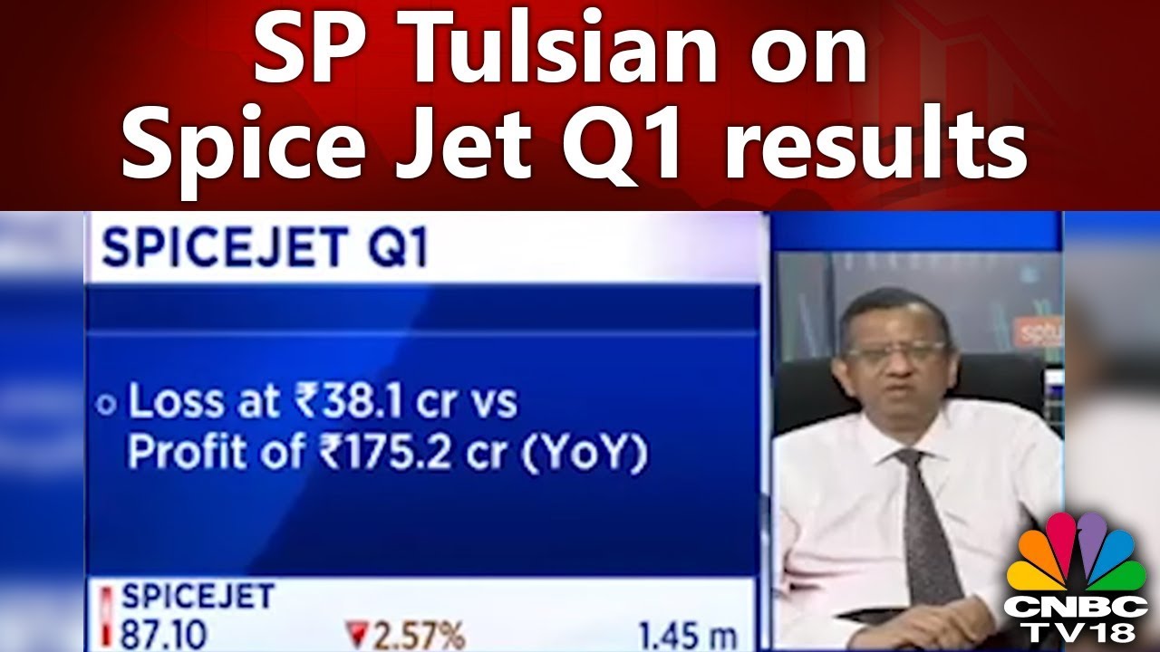 SP Tulsian on SpiceJet's Q1 Results | CNBC-TV18
