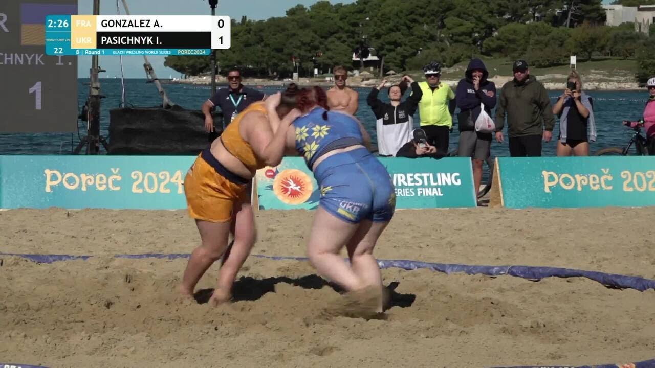 Angelique Carole GONZALEZ (FRA) vs. Iryna PASICHNYK (UKR) • B | Round 1 • Women's BW +70Kg