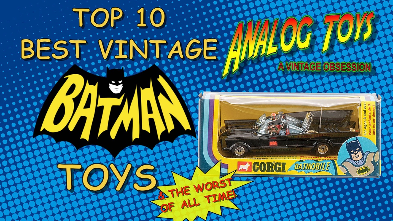 Top 10 Best Vintage Batman Toys - Batman Action Figure Collection