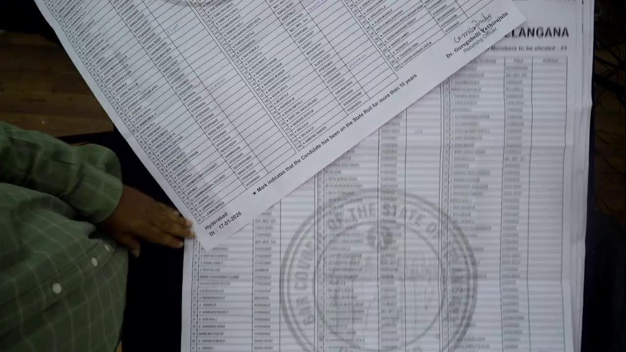 Bar Council Election Counting Day 14