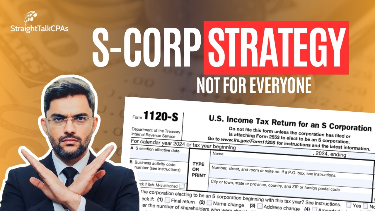 When an S Corp Actually Makes Sense And When It Doesn&rsquo;t