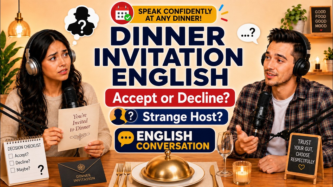 The Creepy Dinner Invitation | English Conversation