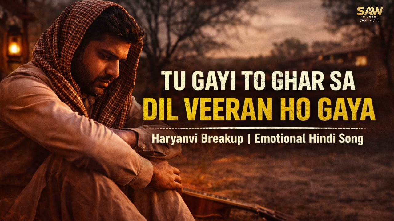 Tu Gayi To Dil Veeran Ho Gaya | Haryanvi Sad Song | Emotional Breakup | SAW MUSIC