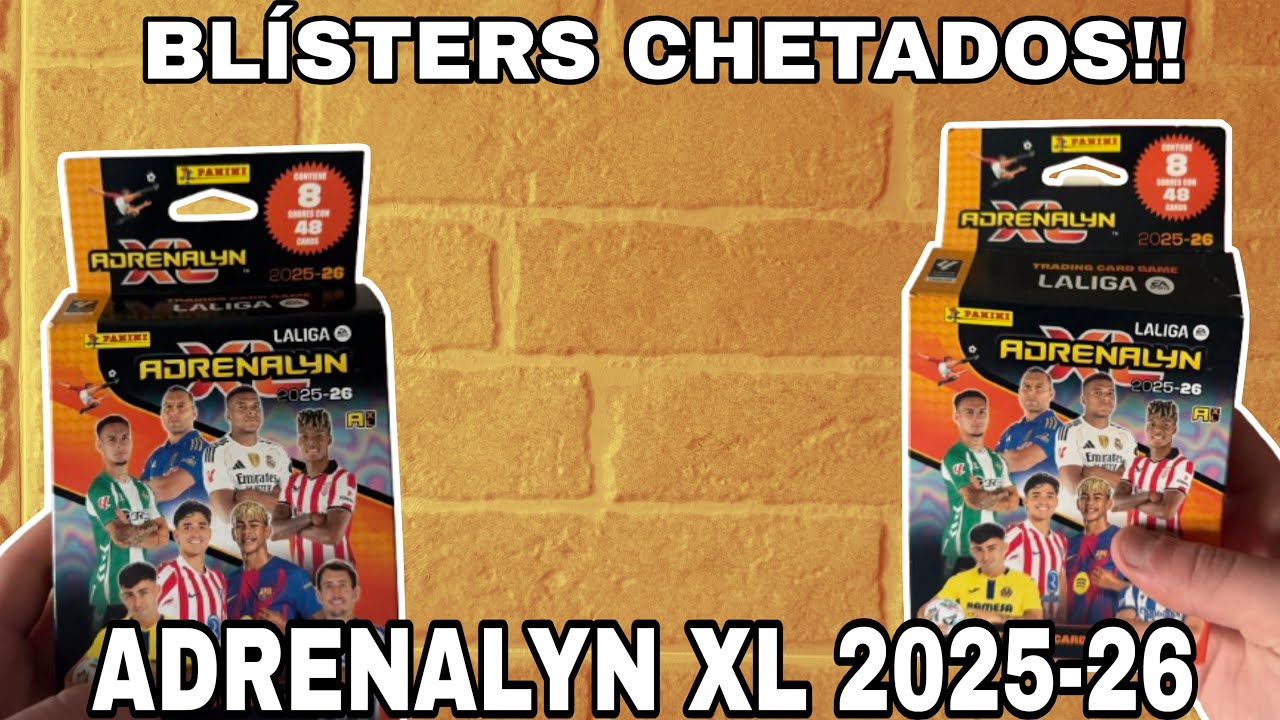 🔥ABRIENDO BLISTERS CHETADO ADRENALYN XL 2025-26 