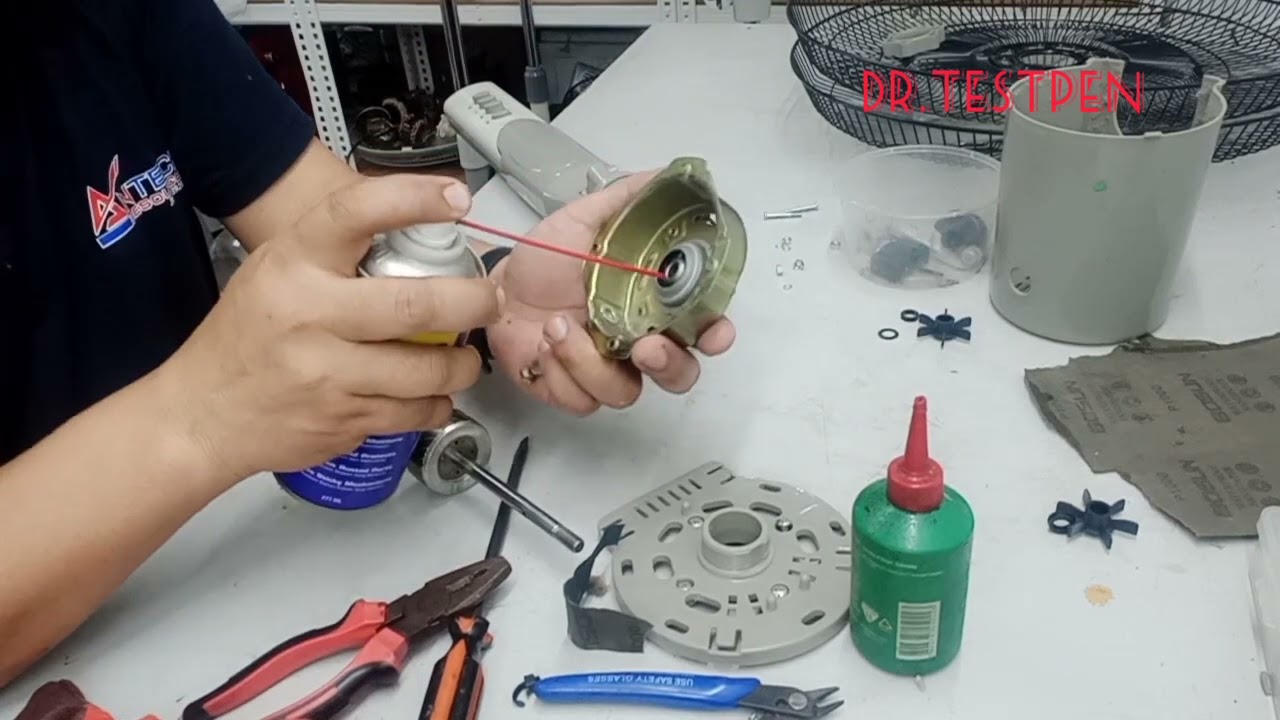 kipas Jenama Khind Motor Jem / melekat #repair #kipas #diy