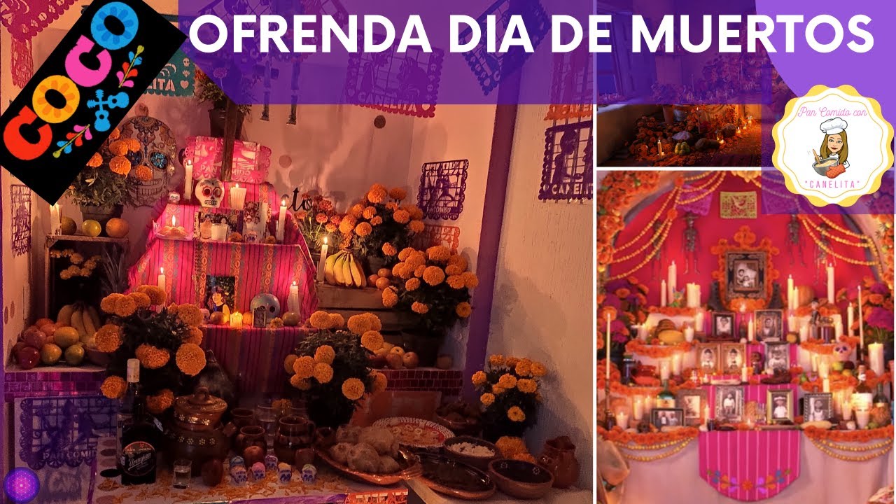 Ofrenda Dia de Muertos inspirada Película COCO  💀🌼☠️Altar para el día de los Muertos 🌼🙏 Canelita