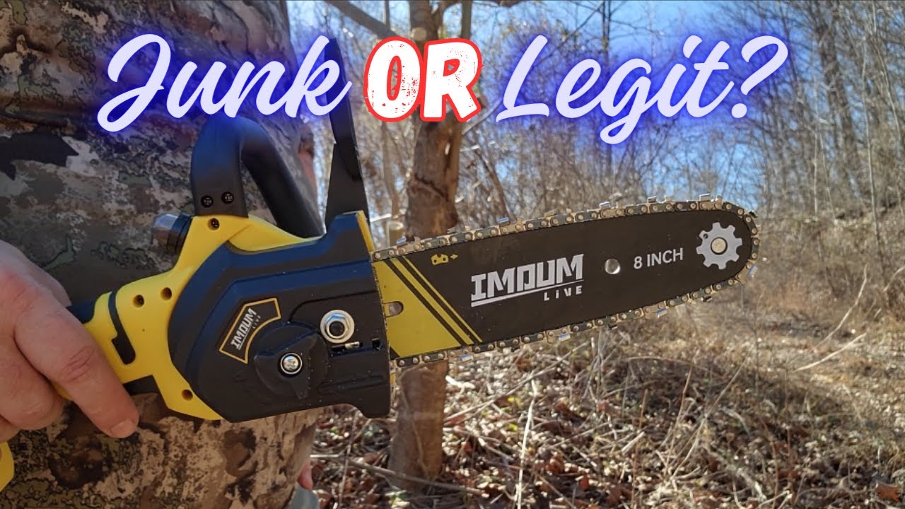 Is the Imoum Live 8" mini electric chainsaw worth buying? We find out in this video.