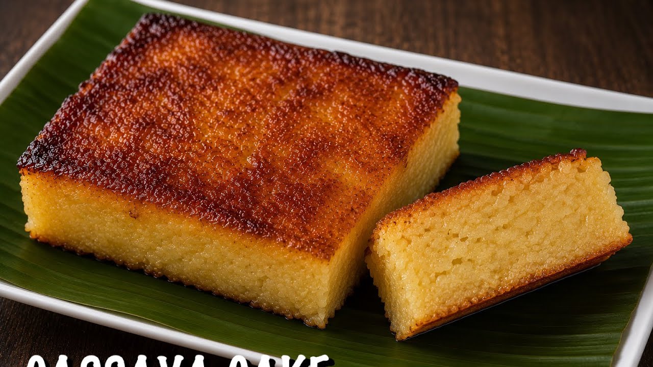CASSAVA CAKE! So Easy to make Cassava Cake | Home-made | FILIPINO DESSERTS