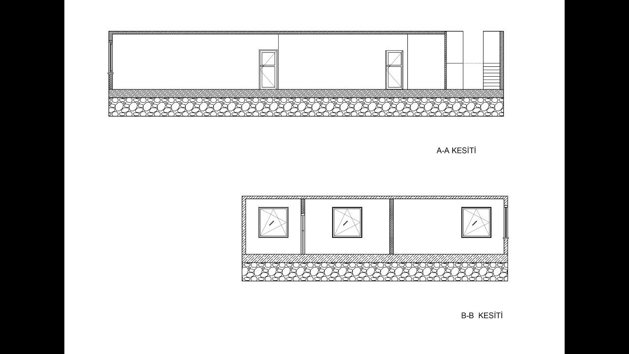 Autocad - Kat Planından Kesit Oluşturmak