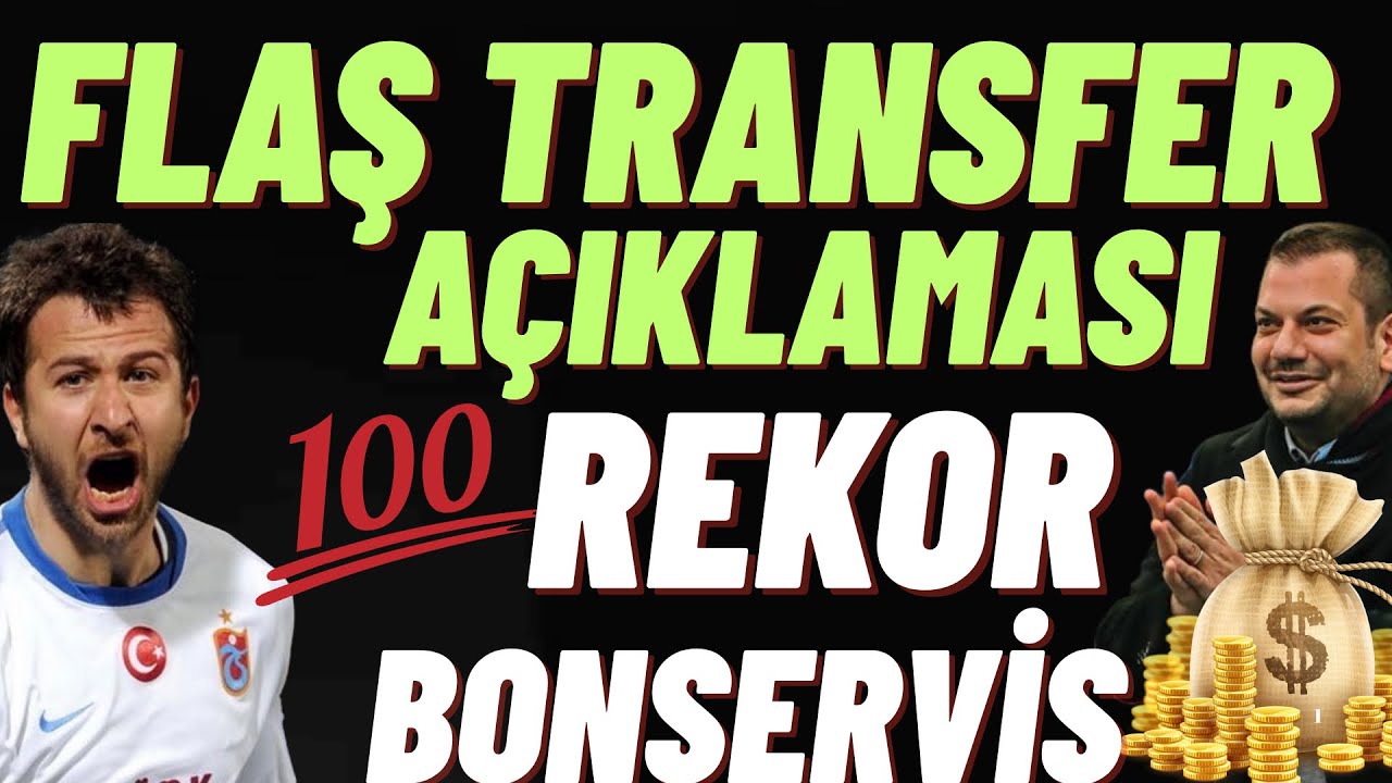 Flaş transfer açıklaması ! Rekor transfer son dakika da döndü ! #tranbzonspor 