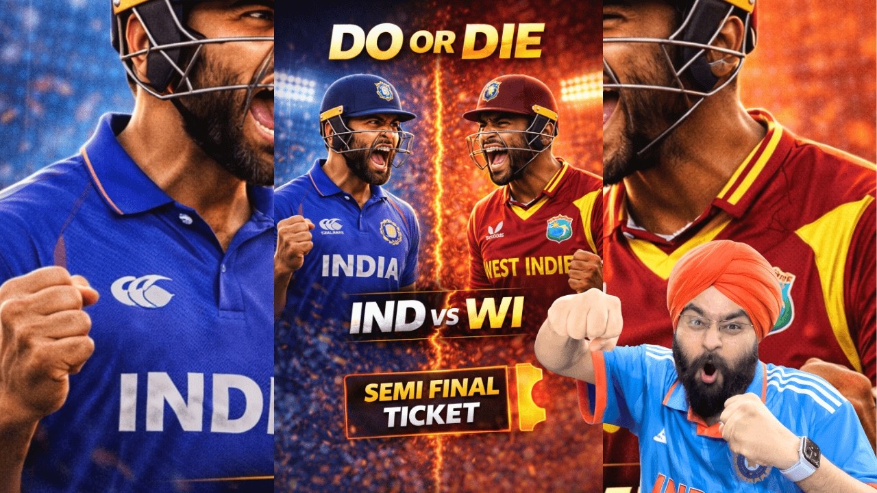Do Or Die Night! IND vs WI Knockout LIVE | Semi Final Ka Faisla Aaj | IM CricTalk