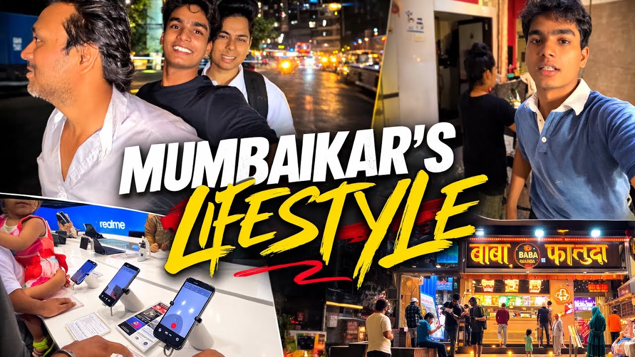 Mumbai’s Life : Didi ko Baba Falooda khilaane le Gaya - i phone bhi buy kiya😊