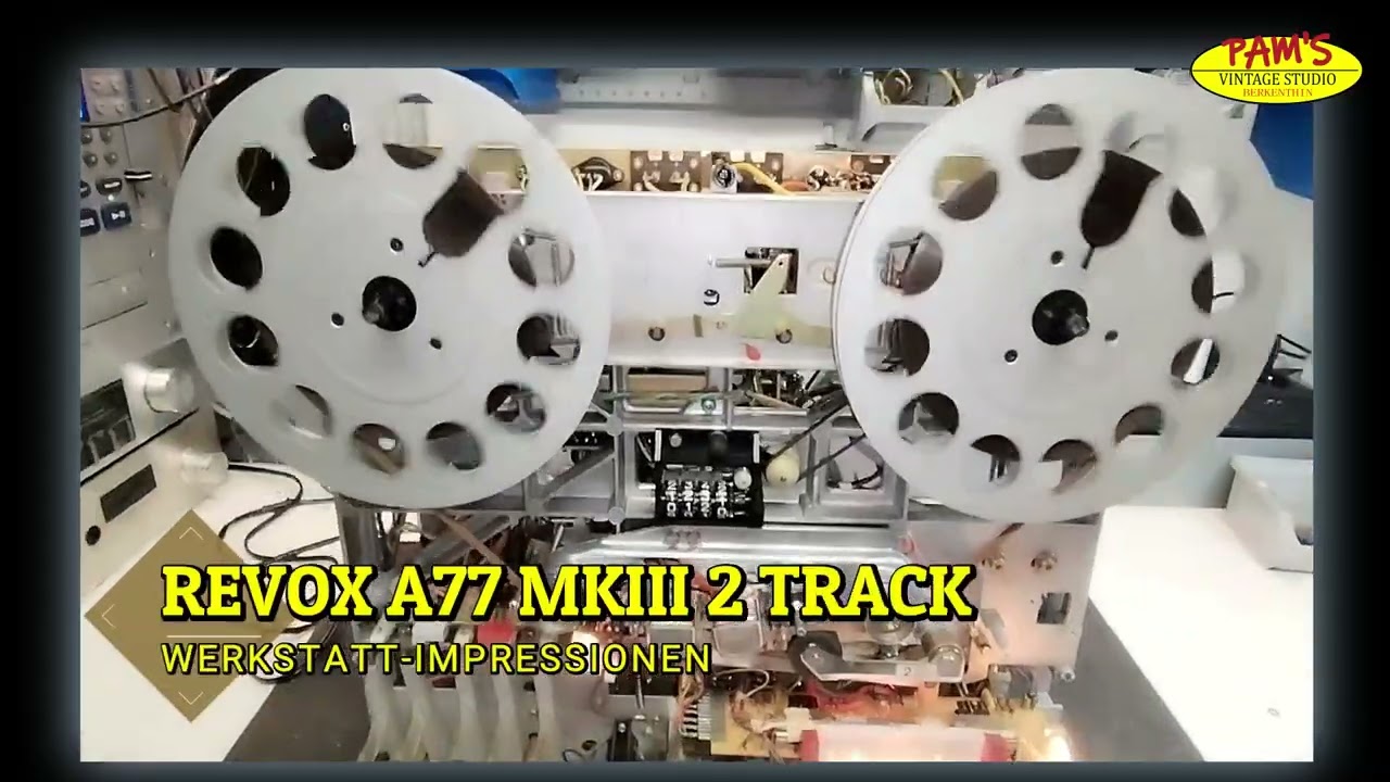 Revox A77 MKIII von 1974, 2 Track. Top Zustand. Revision.