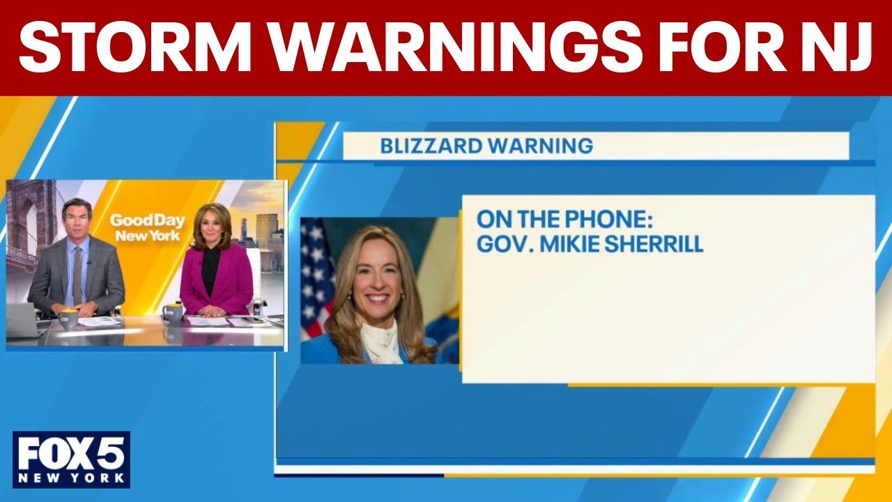NJ Gov. Mikie Sherrill on travel ban, power outages, shelter