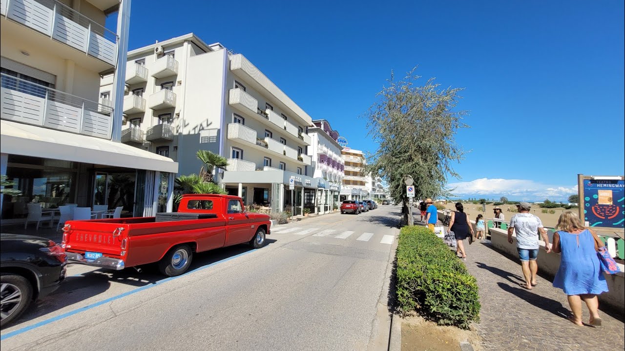 Ruszamy do Caorle - super spacer wzdłuż plaży / Włochy Wenecja / camping Laguna Village