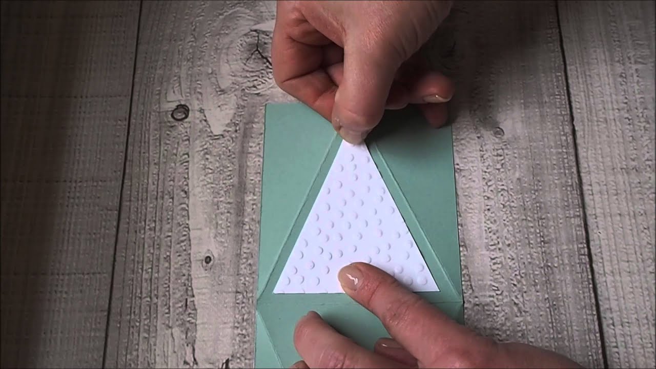 Dreieckschachtel basteln mit Stampin'Up! Produkten