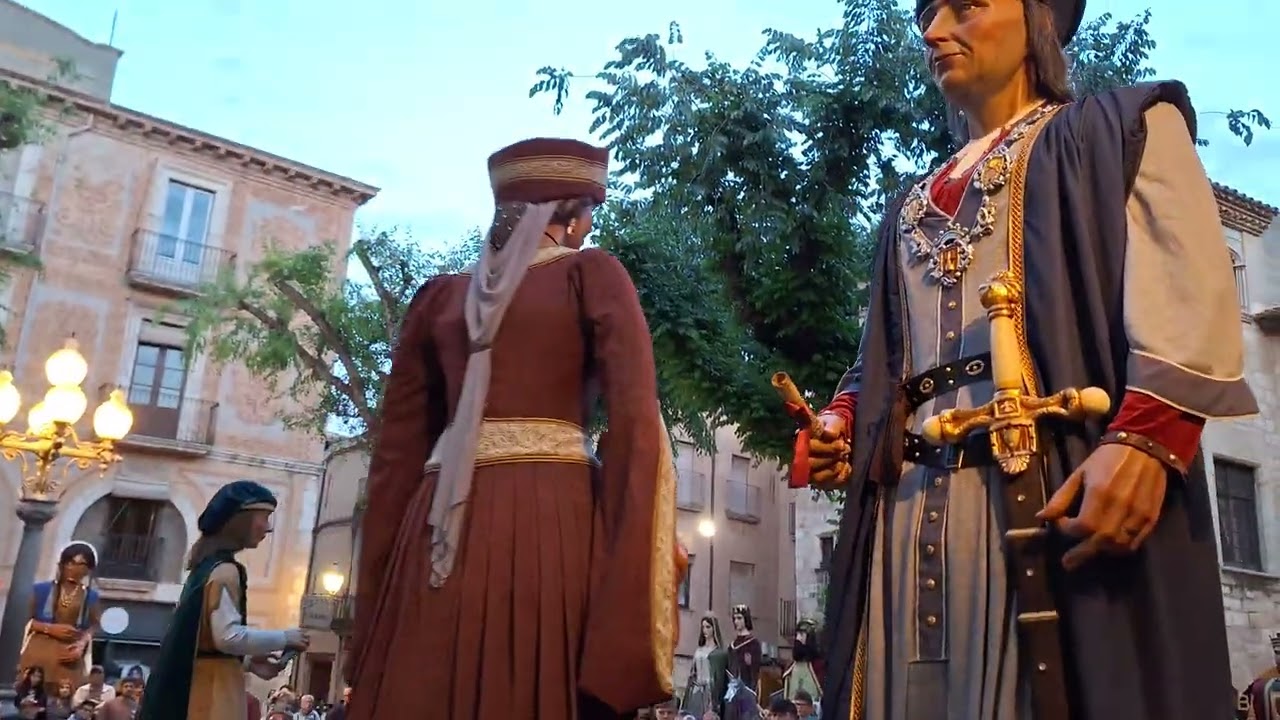 Ball dels Gegants Veguers de Montblanc- Trobada de Gegants dels Veguers de Montblanc