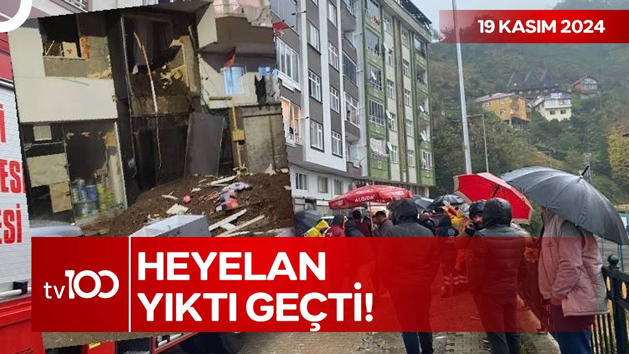 Rize Çayeli'de Heyelan! | tv100 Haber