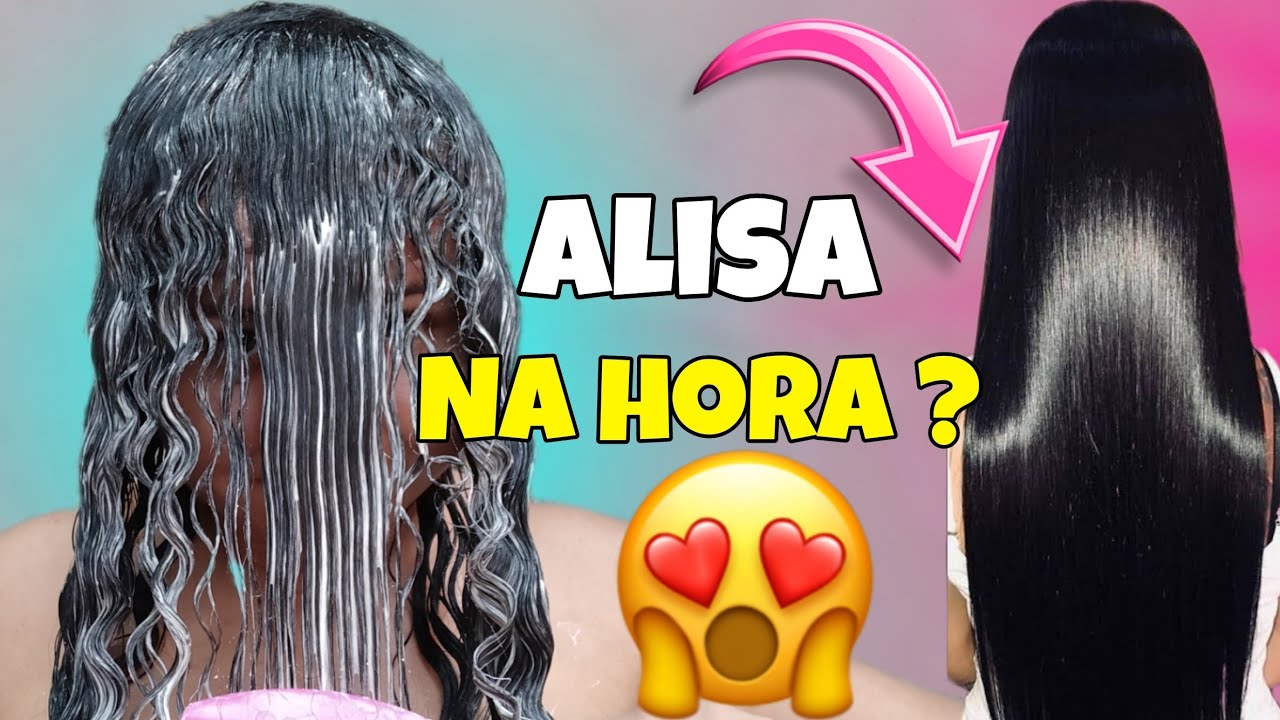ALISAMENTO JAPONÊS CASEIRO EM CABELO CACHEADO #PROGRESSIVA #CASEIRA