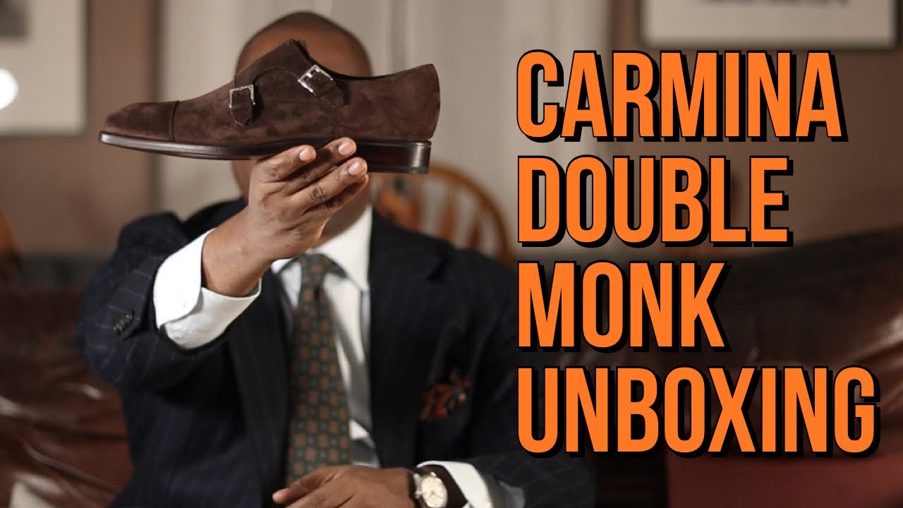 CARMINA SUEDE DOUBLE MONK Unboxing