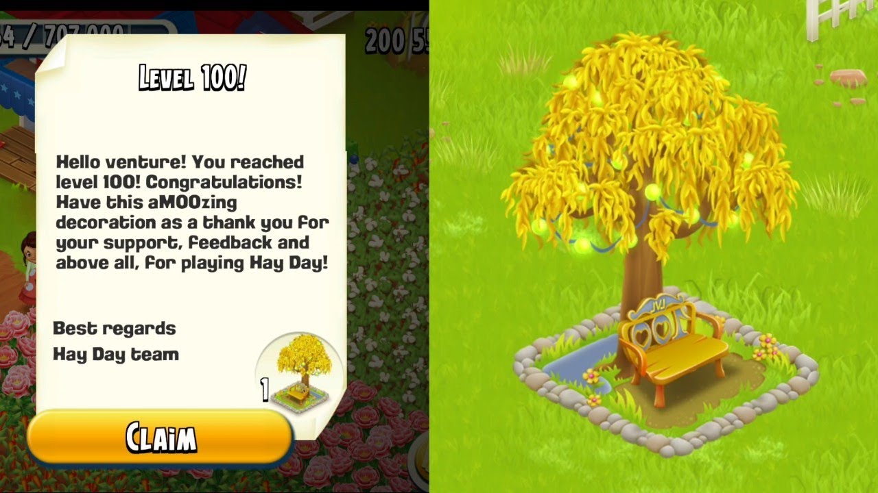 Hay Day Gameplay | Level 100 Decoration