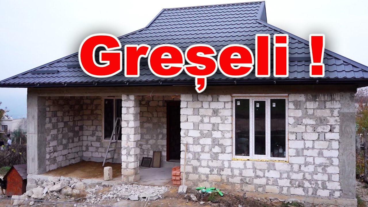 Greșeli în construcția casei de 13500 Euro !