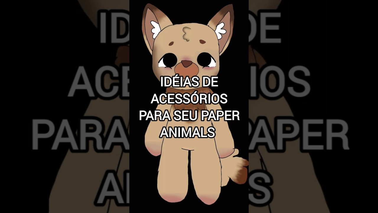Id&eacute;ias de acess&oacute;rios para seu paper animals#paperanimals #acessorios #paperduck
