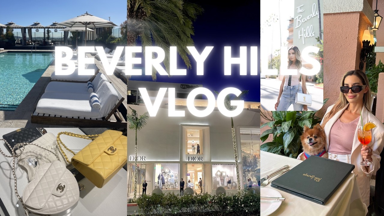 BEVERLY HILLS VLOG | THE BEVERLY HILLS HOTEL & RODEO DRIVE 🌴🛍💳💎