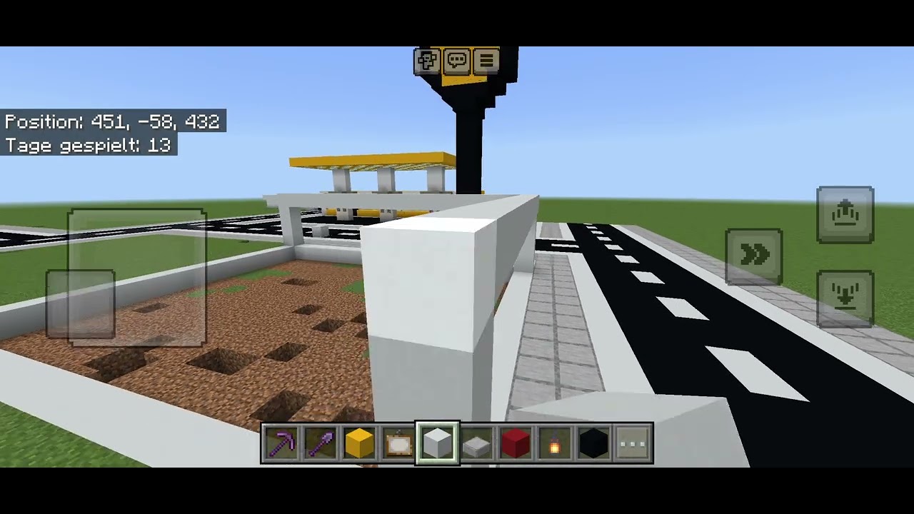 Mein 6 tag in minecraft (ich baue ein Restaurant)