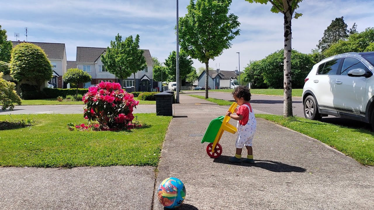 Cobh Cork, Ireland residential area | Ireland houses and its surroundings | Baby playing outdoors