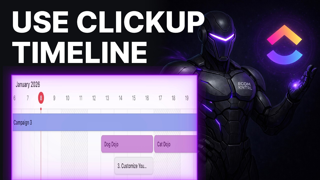 How To Use Timeline In ClickUp (2026) | Timeline View