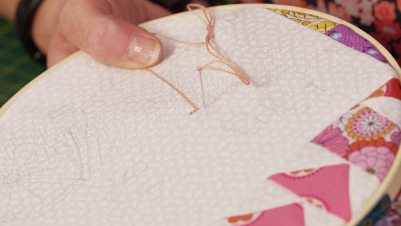Hand Embroidery for the Sugar and Spice Quilt Project with Karen Crookes (Taster Video)