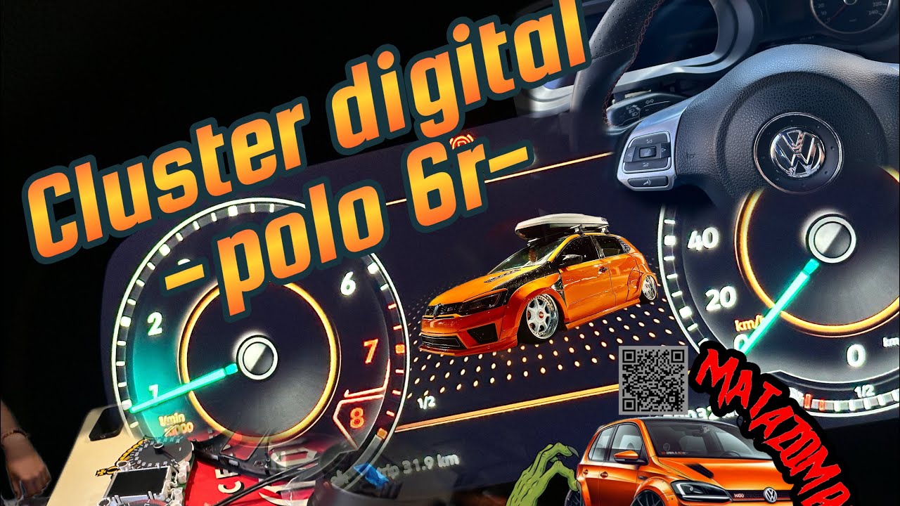 Cluster digital / cockpit digital polo 6r  vw tsi