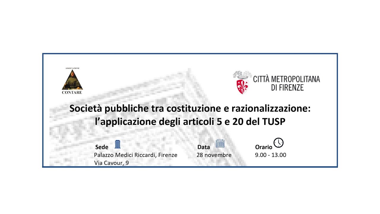 Societ&agrave; pubbliche tra costituzione e razionalizzazione:l&rsquo;applicazione degli articoli 5 e 20 del TUSP