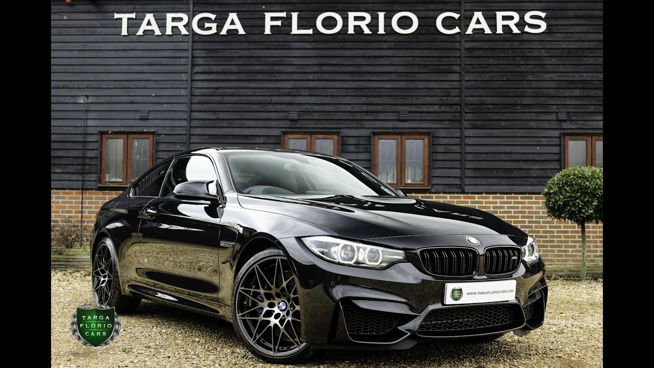 BMW M4 Competition Pack 2dr 3.0 DCT Automatic Coupe in Sapphire Black 2018 - See It Now Video