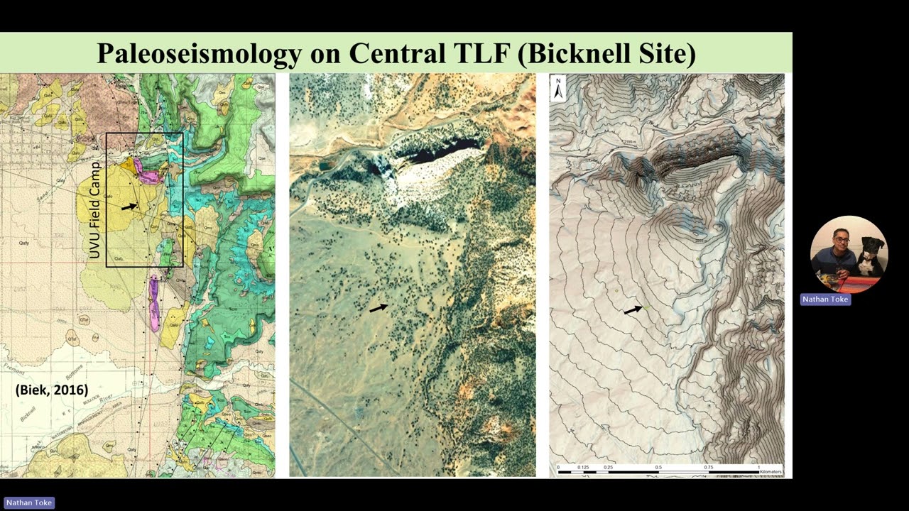 2024 Utah Q-Faults Meeting (practice)- Thousand Lake Fault - Most Recent Earthquake (since LGM)