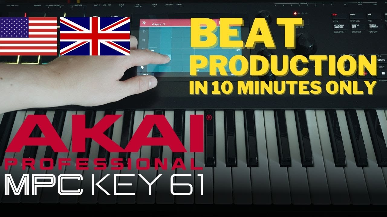 Akai Professional MPC Key 61 - Creating a beat in under 10 minutes