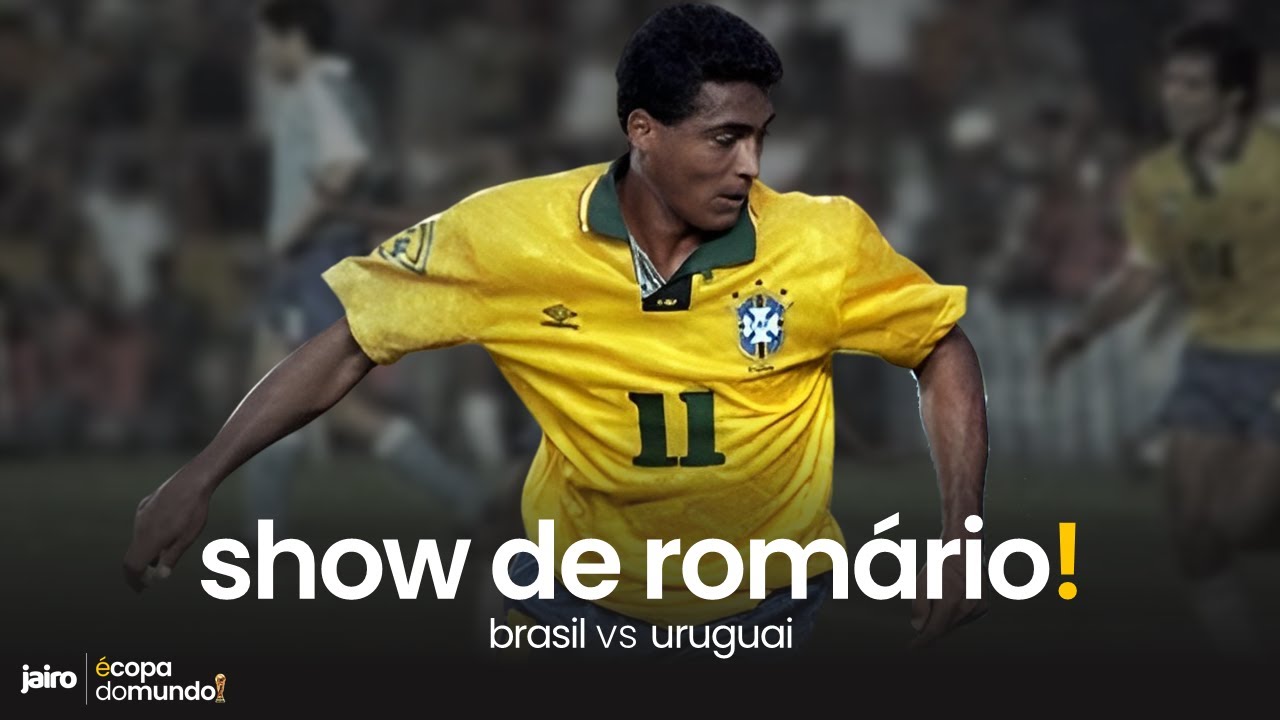 Melhores Momentos de Rom&aacute;rio: Brasil vs Uruguai | Eliminat&oacute;rias para Copa 94