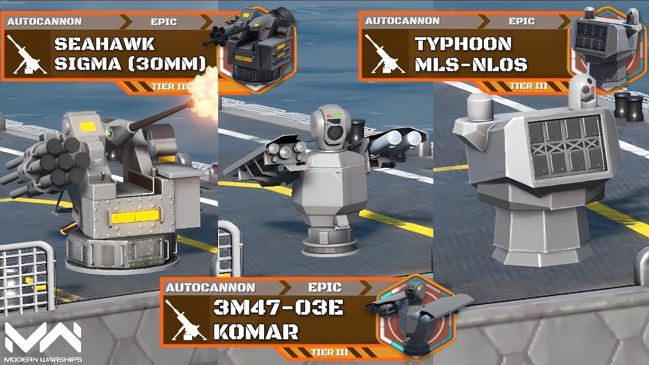 Re-Test Dual-Purpose Autocannon | BUFFED 3M47-03E Komar VS Seahawk Sigma & Typhoon MLS-NLOS
