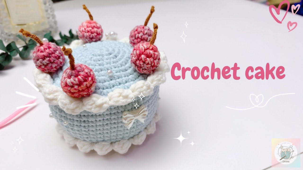 crochet pinterest cake| easy crochet for beginners| Katee DIY