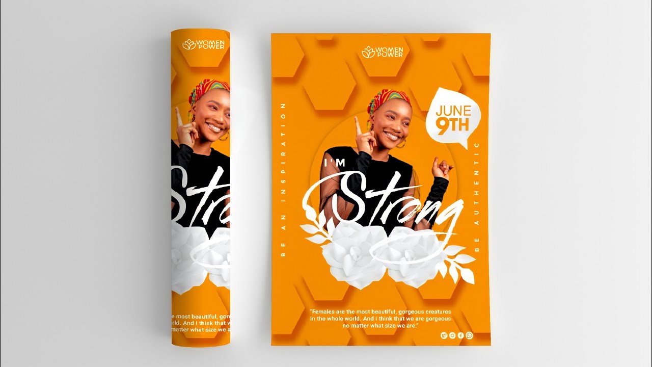 PixelLab Tutorial - How to Create a Professional Flyer with Shadow in PixelLab | Diko Graphics